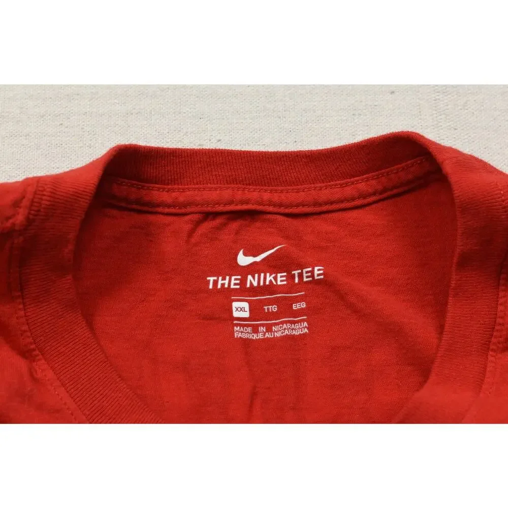 Nike Texas Rangers Rougned Odor 12 Red MLB Baseball Player T-Shirt Men's Size XX